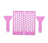 NOLITOY 2juegos Bandeja y Espátula Para Rellenar Lápiz Labial Kit Para Bálsamo y Brillo Labial