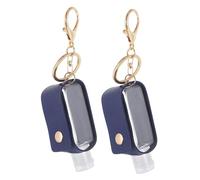 NOLITOY 2juegos Botellas De Viaje Reutilizables Con Llaveros Juego Para Jabón Perfume y Aceites Esenciales Diseño Portátil y Práctico Color Azul