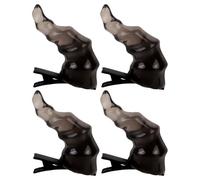 NOLITOY 2par Horquilla de Cuerno Infernal Horquilla Gótica de Cuerno para Cosplay Accesorios Pelo para Fiesta de Halloween Pasadores Pelo Pequeños para Disfraz de Demonio