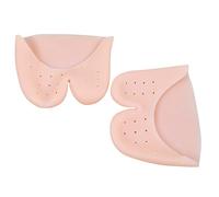 NOLITOY 2pares Cubiertas De Gel Para Dedos De Protector De Puntera y Almohadilla Para Metatarsos Reutilizables y Lavables Para Danza y Sandalias y Piel