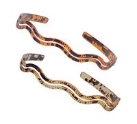 NOLITOY 2piezas Banda Cabello Dientes Diadema De Resina Ducha Adorno Pelo Para Mujer Para Maquillaje y Eventos Especiales