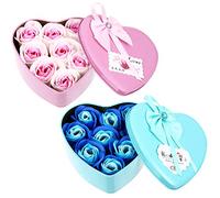 NOLITOY 2piezas Caja De Flores De Jabón Aromáticas Para San Valentín Para y Celebraciones