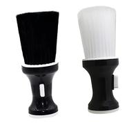 NOLITOY 2piezas Cepillo De Pelo Limpiador Para Polvos De Peluquero Plumero De Cuello De Barbero Accesorios De Barbería Cerdas De Jabali