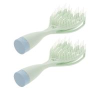 NOLITOY 2piezas Cepillo Desenredante De Cabello Espejo Incorporado y Diseño Ergonómico Para Peinar y Masajear El Cabelludo Peine Antiestático Para Mujeres