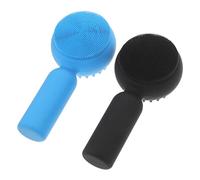 NOLITOY 2piezas Cepillo Limpiador De Silicona Manual Hipoalergénico Práctico Para Limpieza y Desmaquillaje