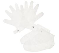 NOLITOY 2piezas De Manos y Pies Hidratante Exfoliante y Blanqueadora Guantes Para Cutículas Para Regalar