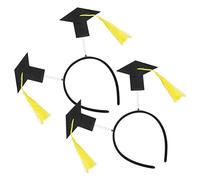 NOLITOY 2piezas Diademas De Doctorado Temática De Graduación Tocados Decorativos Tipo Birrete Cabello Banda Pelo De Graduación