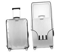 NOLITOY 2piezas Funda de Equipaje Transparente de PVC y Protector para Maletas para Viajar y Proteger el Equipaje