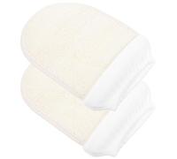 NOLITOY 2piezas Guantes Exfoliantes De Ducha Para Cuerpo De Loofah Para Baño Remoción De Células Muertas y Limpieza Profunda Guantes De Exfoliación Para Hombres y Mujeres Spa y Cuidado