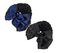 NOLITOY 2piezas Horquilla de Rosa Redecilla para Moños de Mujer Clip para Cubrir Moños Pinzas Pelo Material Fiestas y Eventos