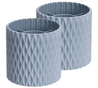 NOLITOY 2piezas Organizador De Maquillaje Rotatorio Recipientes Para Brochas De Maquillaje y Lápices Almacenamiento De Escritorio Para Cosméticos y Estación De