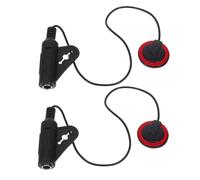 NOLITOY 2piezas Pastillas de Guitarra Piezoeléctricas Autoadhesivas para Micrófono Captación de Sonido para Guitarra Acústica Violín y Ukelele