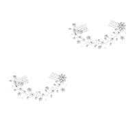 NOLITOY 2piezas Peine De Pelo De Perlas y Cristales Para Bodas Accesorios De Novia Hechos Mano Peina De Cabello Elegante Adorno Único Para Mujeres