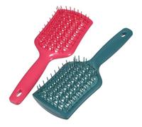 NOLITOY 2piezas Peine Masajeador Desenredante Para Cabello Rizado y Lacio De Cepillo Suave Para Uso Personal y Profesional Cabello Húmedo y Seco