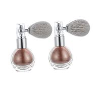 NOLITOY 2piezas Spray De Purpurina Para Maquillaje Rociador De Polvo Iluminador Frascos De Perfume Brillo Decoración De Maquillaje Facial Unidades