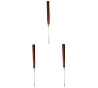 NOLITOY 3 Piezas barra de pegamento para uñas herramienta de uñas duradera mezclador de gel de uñas pegatinas de uñas varilla de agitación de gel mezclador de espátula Madera Reutilizable