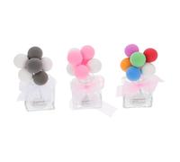 NOLITOY 3 Piezas Botella De Aromaterapia De Coche Difusor De Aceite Esencial Difusor De Aceite De Coche Adorno De Aire Fresco Botella De Spray Botella Automática Vidrio Tablero Colgante