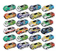NOLITOY 30 Piezas Coches de Juguete Tracción Trasera de Aleación, Mini Coches Resistentes Batería, Decoración y Regalos para Fiestas Infantiles, Modelo Pequeño para Escritorio