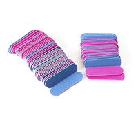 NOLITOY 300 Piezas bloque de lijado de uñas junta amortiguadores de uñas removedor de uñas de gel clavo Perforar mini limas para uñas manicura profesional limas de uñas De madera