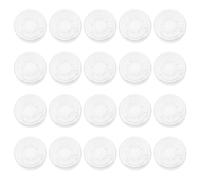 NOLITOY 30piezas Tapas de Plástico Transparente para Perillas de Pedal de Efectos Accesorios de Guitarra Eléctrica Protección para Potenciómetro para Pedal Guitarra y Forrar Botones