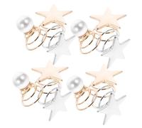 NOLITOY 36piezas Horquilla Espiral de Cinco Puntas Pinzas Pequeñas para Mujer Accesorios Cabello para Boda Fiesta o Uso Diario Conviértete la Envidia Adornos Cabello