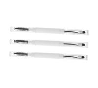 NOLITOY 3piezas De Maquillaje Doble Cara De Cejas Angulada y Cepillo Para Aplicación Precisa De Maquillaje Para y Rápidos