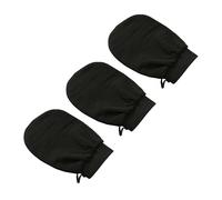 NOLITOY 3piezas Guantes Exfoliantes Para Baño De Cuerpo y Cara Removedores De Células Muertas Guantes Scrub De Masaje y Doble Cara Para Piel Seca y Áspera