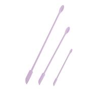 NOLITOY 3piezas Mini Espátulas De Silicona Para Cocina y Maquillaje Juego De Herramientas Pequeñas y Finas Para Uso Cosmético Cocina Espátula Flexible Para Desperdicio y Viajar