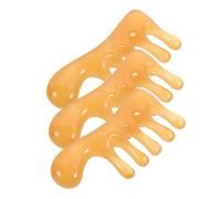 NOLITOY 3piezas Peine Acupuntura Peine De Dientes Anchos Relajación Cabezal Cuello Manos Diseño Ligero
