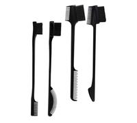 NOLITOY 4 Piezas Cepillo y Peine Para Cejas Peines Multiusos Para Cejas Cepillos Pequeños Línea Del Cabello Pestañas Herramientas De Maquillaje Para Mujeres Maquillaje