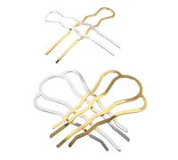 NOLITOY 4 Piezas Horquilla Con Borlas y Flores. Peineta De Boda Cepillo Secador De Pelo Corbatas Palitos Para El Cabello En Forma De u Coletero De Seda Estilo Desenredar Peines Planchar