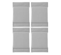 NOLITOY 4 Separadores Acolchados Grises para Bolsa de Cámara, Almohadillas Amortiguadoras Cuadradas de Fieltro, Divisores Ajustables para Mochila Fotográfica, Accesorio Protector para