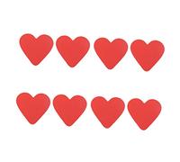 NOLITOY 4pares of Self-adhesive Non- Shoe Pads Heart Shape Cushion for High Heels and Leather Shoes Comfortable Forefoot Grip Pads