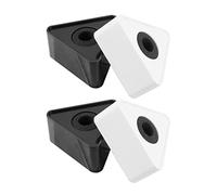 NOLITOY 4piezas Accesorios Logotipo Del Micrófono Logo De Abs Por Paquete Para Entrevistas Emisoras