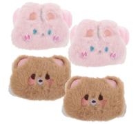 NOLITOY 4piezas Bandas De Lavado De Cara Ajustables y Absorbentes De Agua Muñequera De Cuidado Facial Para Spa y Belleza