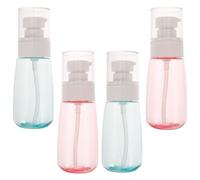 NOLITOY 4piezas Botellas de Viaje para Cosméticos de Forma Contenedores de Loción para Champú y Loción para Viajes Unidades