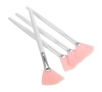 NOLITOY 4piezas Brocha para Polvos de Mango Brocha Facial Abanico para Maquillaje Pzs de Herramientas de Maquillaje para Mujer para Aplicar Polvo Facial