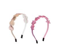 NOLITOY 4piezas Diadema Bloques de Color de Cereza Tocados de Fiesta Creativos para Cabello Infantil Diadema de Fiesta Lazo