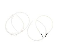 NOLITOY 4piezas Diademas Creativas Perlas Para Mujeres Tocados De Boda Accesorios De Pelo Elegantes y Hechos Mano Para Fiestas y Eventos Especiales