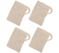 NOLITOY 4piezas Malla Para Jabón Bio Exfoliante Para Baño y Ducha Bolsa Para Guardar Jabón