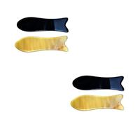 NOLITOY 4piezas Scraping Massage Tools Traditional Chinese Guasha Boards for Facial Massage and