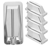 NOLITOY 5 Ganchos Orejeta de Metal para Batería, Accesorios de Reemplazo para Caja de Percusión, Kit de 5 Piezas Plateadas, Compatibles Redoblante y Batería Jazz, Duraderos y Resistentes