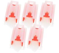 NOLITOY 5 piezas Aguja Tocadiscos Plástico Reemplazo para Fonógrafo Accesorio Aguja Vinilo Precisión Duradera Fácil Instalar Compatible Giradiscos Estándar