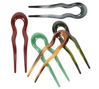 NOLITOY 5 Piezas Horquillas U Retro para Moños Acabados Brillantes y Suaves Diseño Antiguo para Bodas Fiestas y Uso Diario Accesorios Delicados para Mujeres con Cabello Fino o Frágil