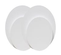 NOLITOY 5 Tableros Ovalados de Algodón para Pintura Artística Lienzos para Óleo y Acrílico Tamaño 20X25 CM Paneles de Bricolaje Resistentes y Portátiles para Artistas Bloc de Dibujo