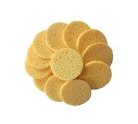 NOLITOY 50 Esponjas Faciales Redondas de Celulosa Natural para Limpieza Facial Que Eliminan Impurezas y Brillo Cuidado Diario Tejido Cutáneo