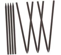 NOLITOY 50 Pcs Horquilla De Lápiz Pinzas Para El Cabello Para Mujeres Horquillas Largas Productos Para El Cabello Accesorios Para El Cabello Para Mujeres Horquilla Decorativa Madera Coffee