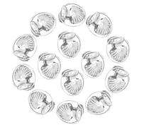 NOLITOY 50 Piezas Ganchos Metálicos para Cortinas con Clip Forma de Clips Resistentes la Oxidación para Cortinas de Ducha y Ventana Fácil Instalación y Limpieza Accesorios Decorativos