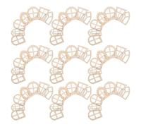 NOLITOY 50 Puertas y Ventanas de Madera sin Pintar para Miniaturas Diseño Único y Superficie sin Terminar, Ideales para Proyectos DIY y Decoraciones Imaginativas