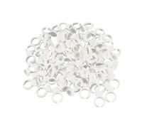 NOLITOY 500piezas Copa de Anillo Bordada para Tatuajes Copa para Pestañas Herramienta de Maquillaje Soporte para Anillos Contenedor de Pigmento Talla S sin Separación para Salones